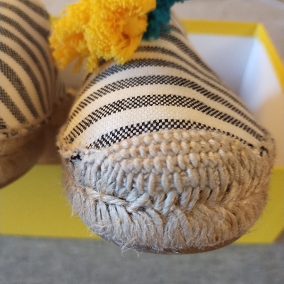 Boden Slip On Espadrille Tassel Mules Flats Women's Size 38 EU - Picture 13 of 16